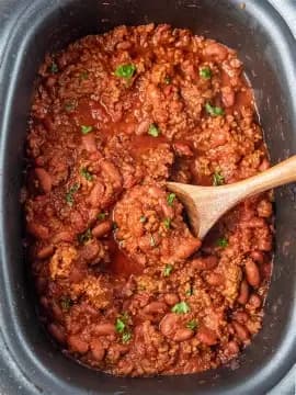 BBQ-Flavored Slow Cooker Chili