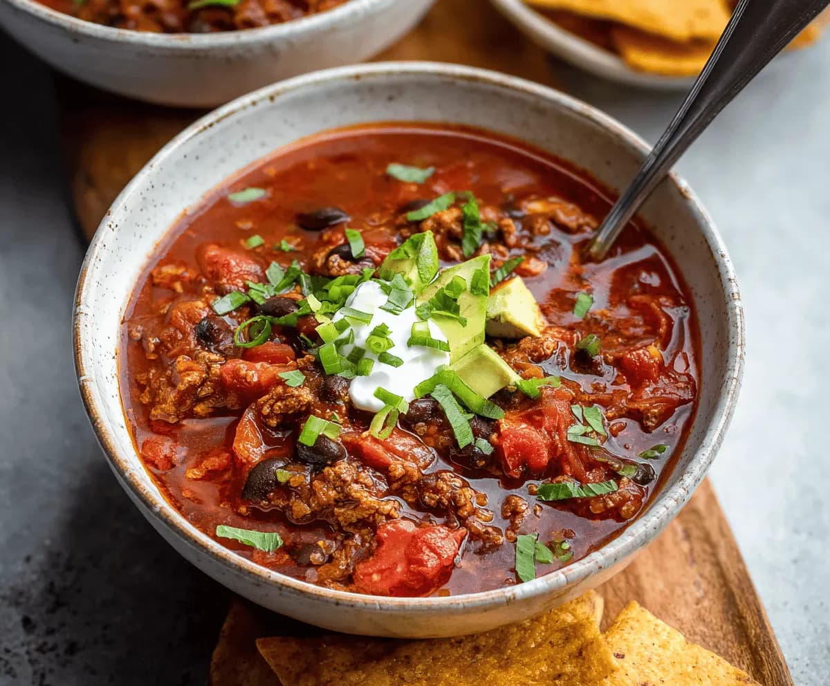 Bison Green Chile Chili