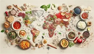Various international chili dishes from around the world